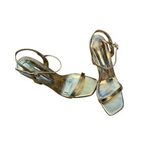 Elisabet Lang Ankle Strap Wrap Stiletto Sandal,‎ Size 8.5.